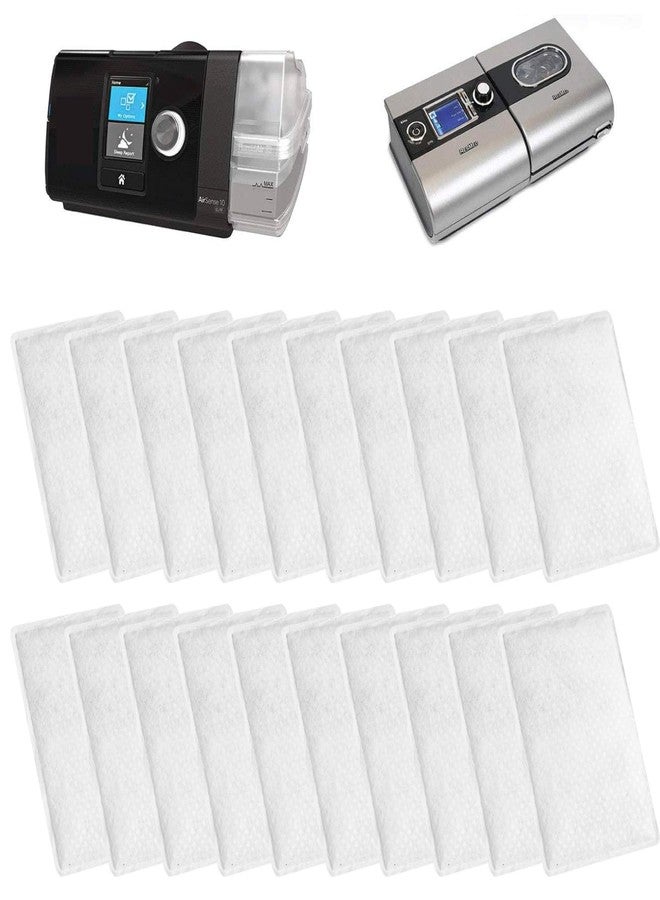 LINXIU 20 Packs CPAP Filters Disposable Filter Supplies for ResMed Air 10, Airsense 10, Aircurve 10, S9 Series, Airstart - Image 1