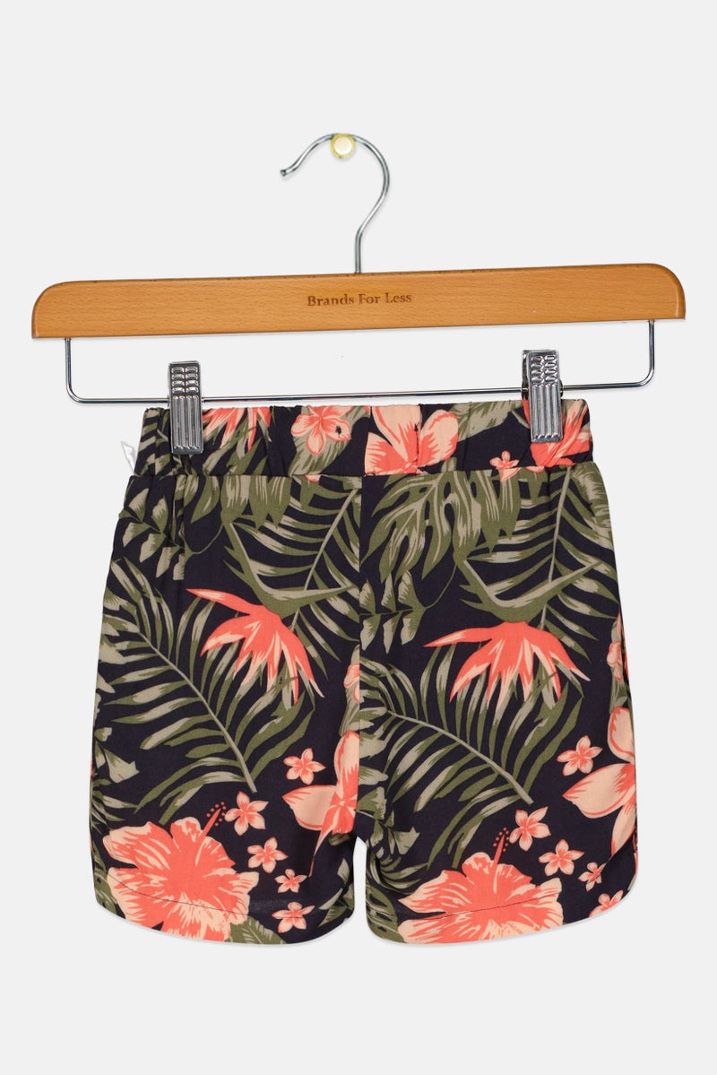 NAME IT Toddlers Boy Floral Print Shorts, Multicolor - Image 2