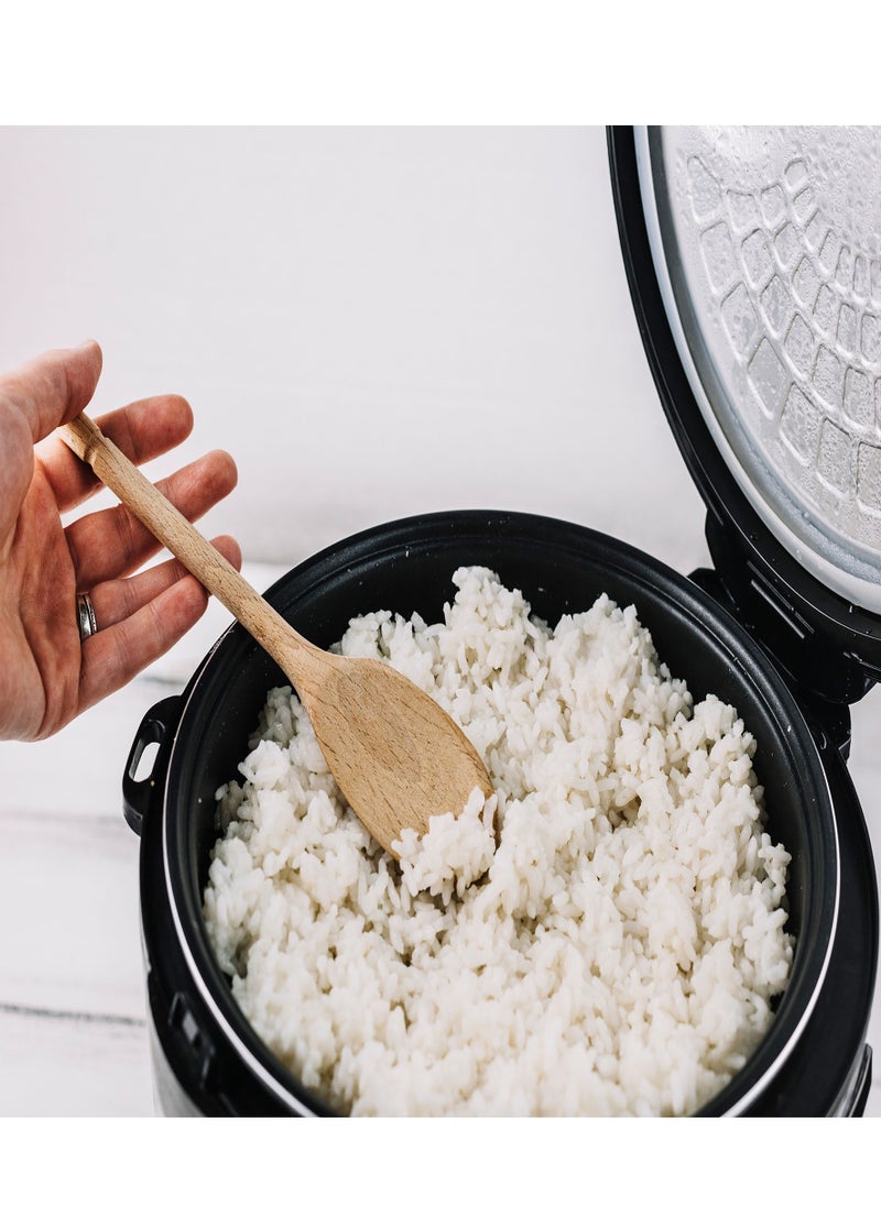 Stargold Electric Rice Cooker Non Stick Inner Pot 2.2 L  Stainless Steel Body Steamer Cook Warm Functions 900 W Silver/Black  - Image 3