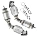 ABYSMAUTO Catalytic Converter Compatible with Infiniti G35 20072008 M35 20092010 Q50 20142015 350Z 20072008 370Z 20092020 35L V6 Catalytic Convertor Directfit 644029 644030 EPA Compliant - Image 2