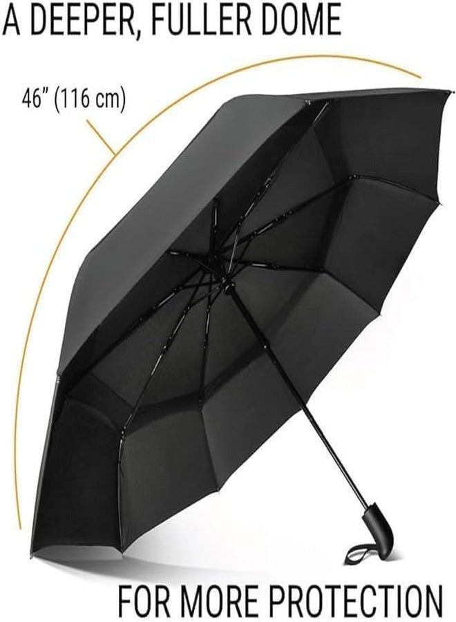 CVM ENTERPRISE Umbrella for Women | Umbrella for Men | UV Coated 3 Fold Umberallas for Rain with Auto Open and Close Small Folding Umbrella Travel Parasol with 95% UV Protection Umbrella - Image 5
