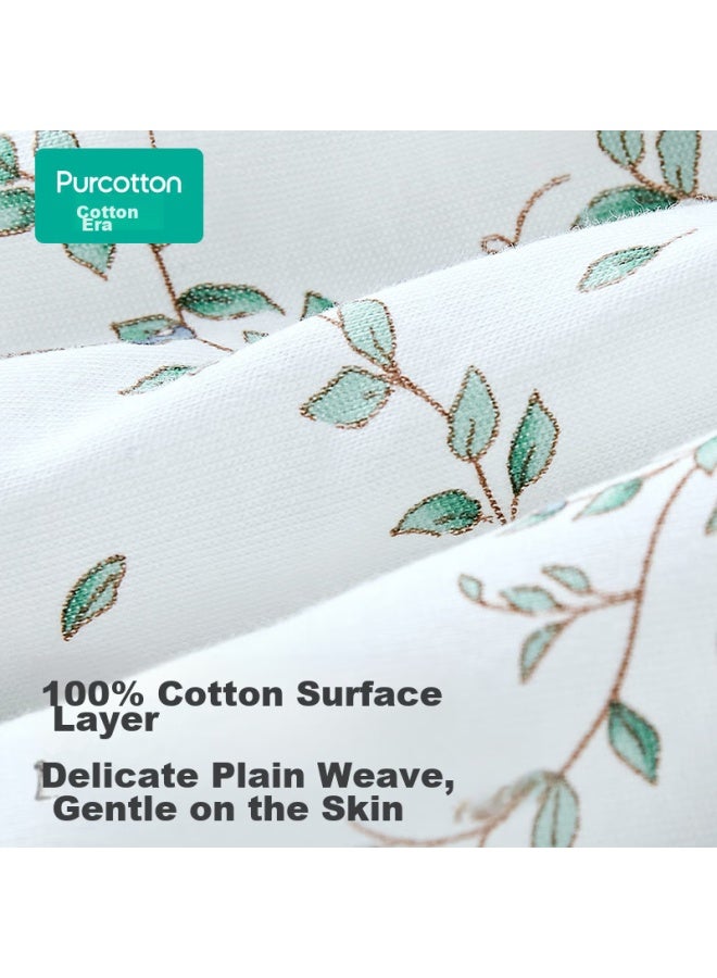 Purcotton Baby Swaddle, Pure Cotton Wrap, Swaddling Cloth, Infant Knitted Blanket, Spring And Summer Style, Pianpianzhijing, 90cm*90cm - Image 4