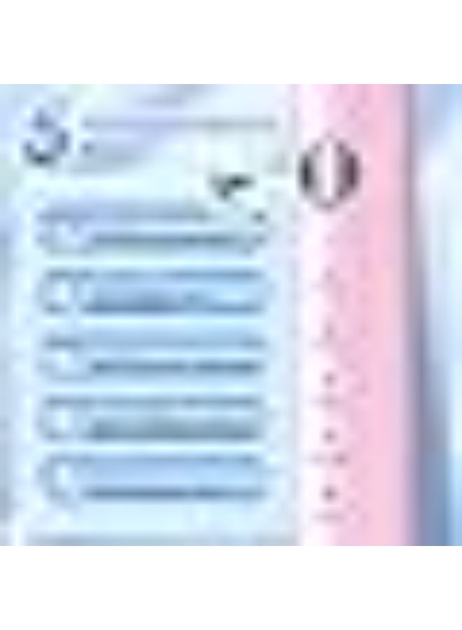 JTFIL Eyelahes JTF Sonic Electric Toothbrush – Rechargeable Toothbrush with 8 Brush Heads, 5 Cleaning Modes, Smart Memory & IPX7 Waterproof (Pink) - Image 2