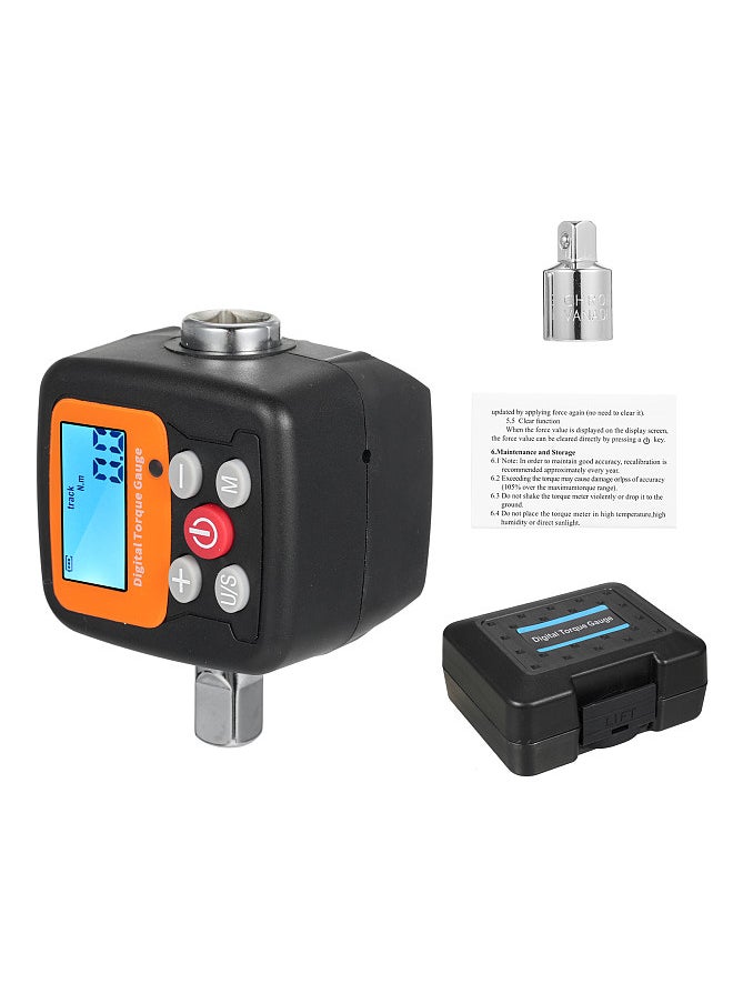 Generic ENGC-135 Digital Display Torque Meter 1/2'' to 3/8'' Adapters High Accuracy 4 Torque Units Backlit Display Perfect for Automotive Bike Bicycle Motorcycle DIY & Home Repairs  - Image 1