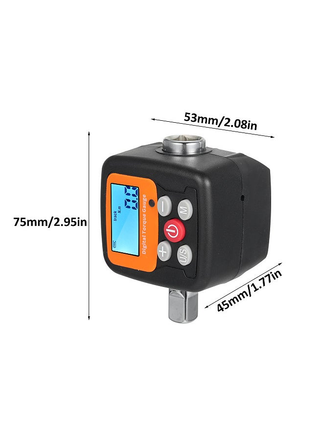 Generic ENGC-135 Digital Display Torque Meter 1/2'' to 3/8'' Adapters High Accuracy 4 Torque Units Backlit Display Perfect for Automotive Bike Bicycle Motorcycle DIY & Home Repairs  - Image 5