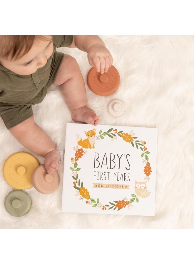 Pondering Pine Keepsake Baby Memory Book for Baby Boy or Girl â€“ Timeless Gender Neutral Baby Journal Scrapbook Photo Album for First 5 Years â€“ Milestone Book to Record Every Event from Birth to Age 5 - Image 2