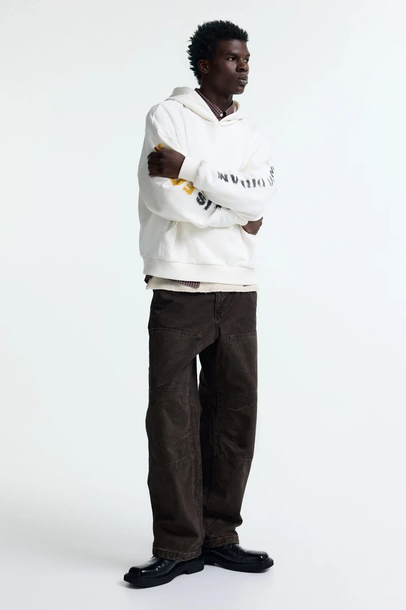 H&M Oversized Fit Printed hoodie