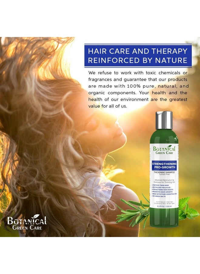 botanical green care - Strengthening Pro-Growth Shampoo, Hair Loss Therapy. Thickening Shampoo for Thinning Hair, Hair Loss Shampoo - Image 1
