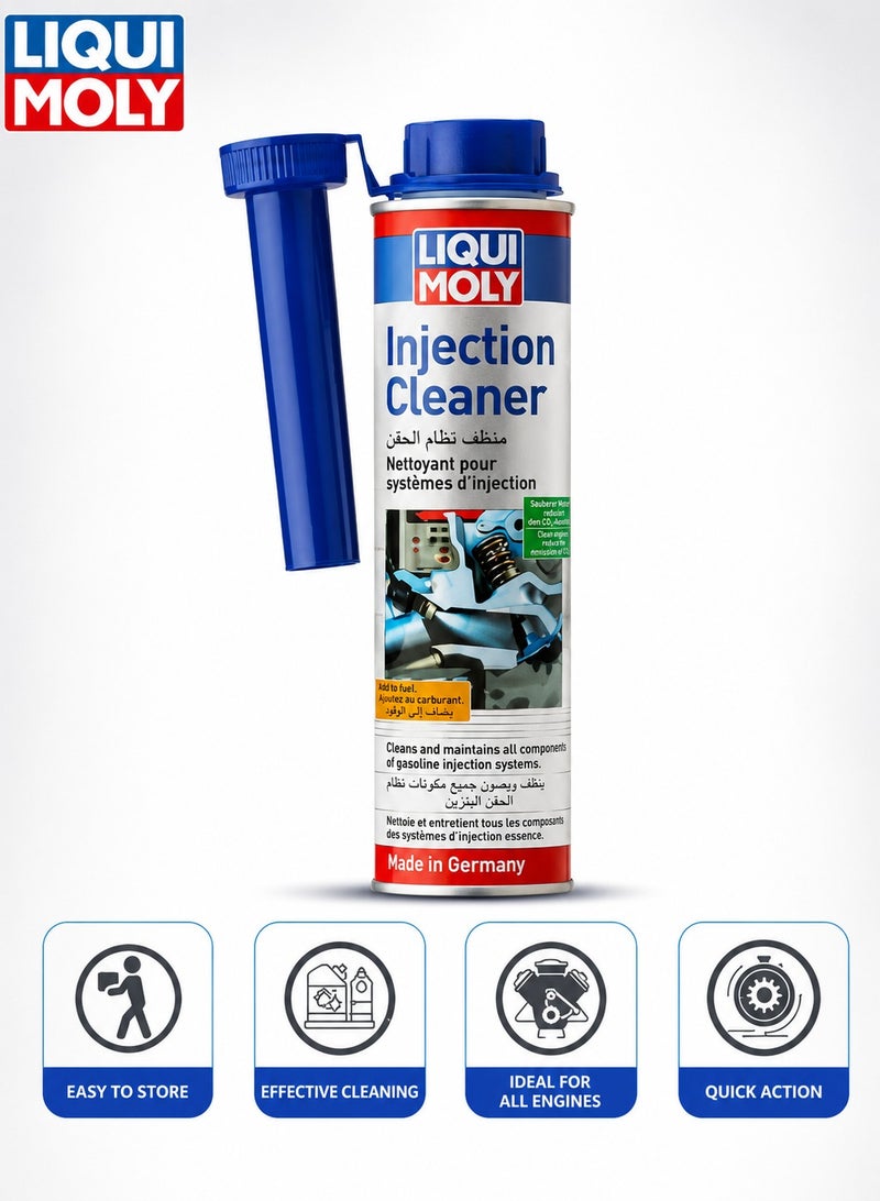 LIQUI MOLY 3 PCS Injection Cleaner 300ml Petrol Fuel System Additive, Gasoline Injector Cleaner for Injection System, Intake Valves, Spark Plugs & Combustion Chamber, Engine Fuel System Care, LIQUI MOLY (Germany) - Image 2