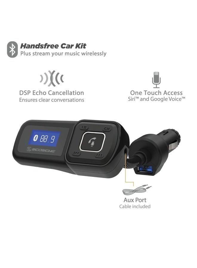 Scosche BTFM BTFREQ Universal Bluetooth Handsfree Car Kit with FM Transmitter for Vehicles - Image 2