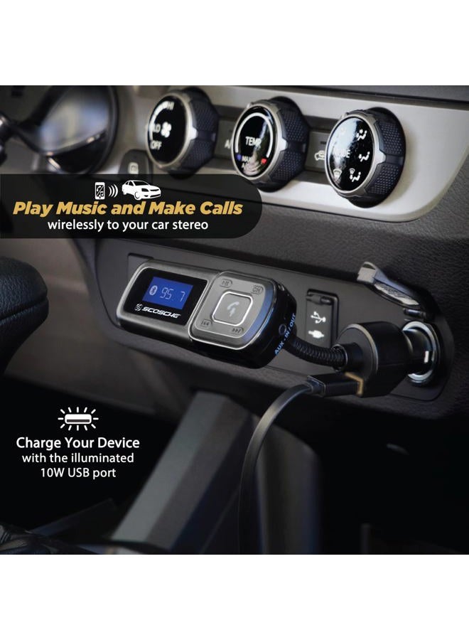 Scosche BTFM BTFREQ Universal Bluetooth Handsfree Car Kit with FM Transmitter for Vehicles - Image 3