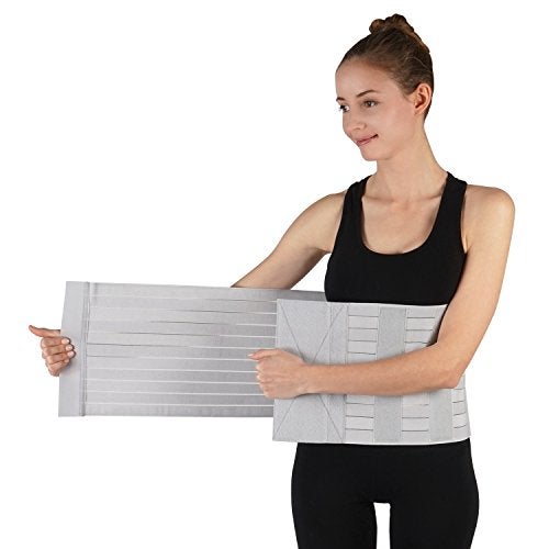Soles Compression Abdominal Binder, Post-Surgical and Postpartum Belly Wrap, Adjustable Belly Wrap Supports Muscle & Skeletal Stability, Unisex, One Size Fits Most - Image 3