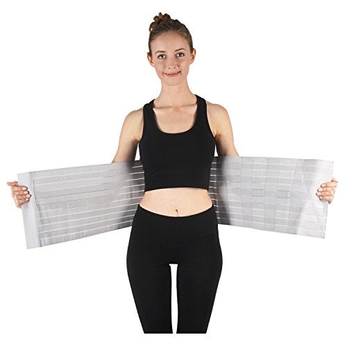 Soles Compression Abdominal Binder, Post-Surgical and Postpartum Belly Wrap, Adjustable Belly Wrap Supports Muscle & Skeletal Stability, Unisex, One Size Fits Most - Image 2