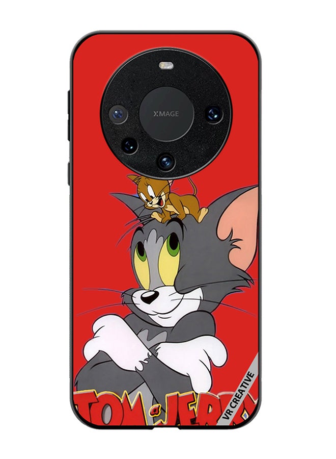 VR CREATIVE Protective Case Cover For Huawei Mate 60 Pro Plus Tom And Jerry Design Multicolour - Image 1