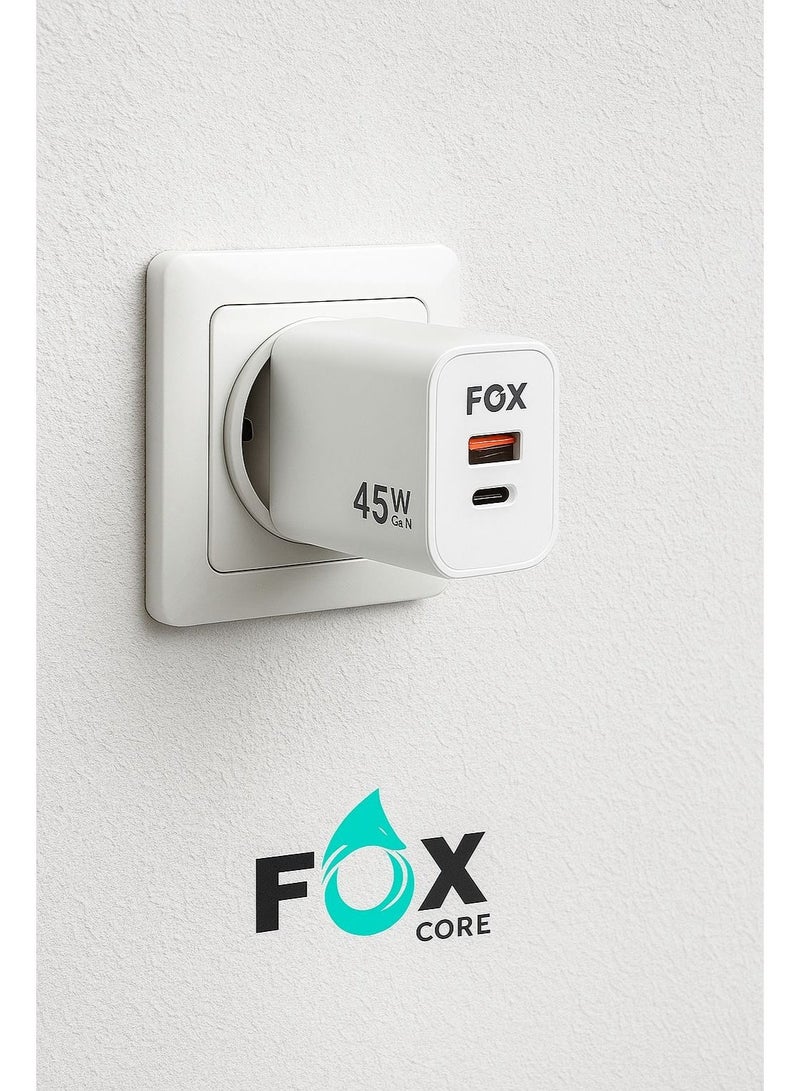 Fox 45W Intervention Fast Charger Type C and USB - Image 2