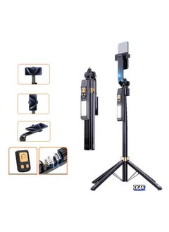 CL12P Selfie Stick Tripod 1.8 Meters – Smart Tracking Selfie Stick with 360° Rotation, Remote Control, Handheld Camera Selfie Stick for Phones and Cameras – Perfect for Vlogging, Photography, and Group Shots