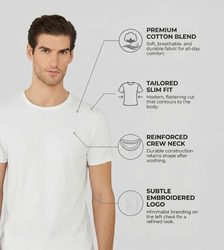 Hackett  CLASSIC FIT PIMA T-SHIRT for Men | Best Price UAE