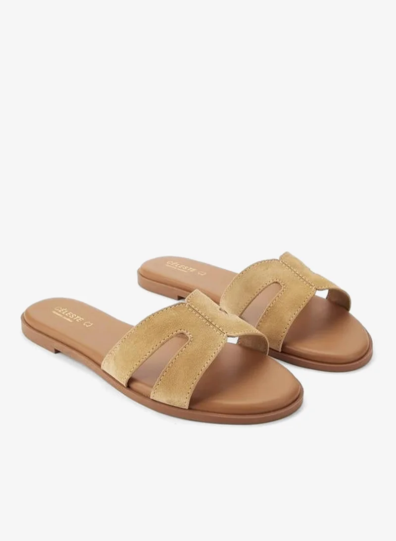 Celeste Women Leather Slip-On Sandals