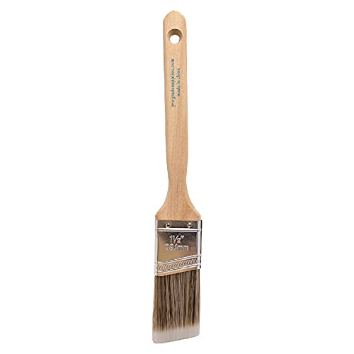 Vermeer Paint Brushes - 6-Pack - 1.5" Angle Sash Brushes for All Latex and Oil Paints & Stains - Home Improvement - Interior & Exterior Use - Image 3