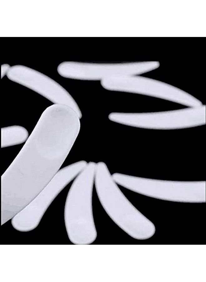 DNHCLL 100Pcs Disposable Mini Curved Cosmetic Spatula Scoop Makeup Mask Spatula Plastic Spoonsmall Makeup Scoop For Mixing And Sampling - Image 3