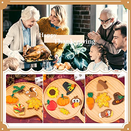 Flycalf Fruit Cookie Cutter Apple with Plunger Stamps Handle Holiday PLA Baking Accessories Cutter Molds Gifts Decorative Party 3.5" Kitchen Cake Supplies - Image 4