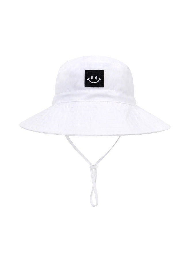 NIBEMINENT Baby Sun Hat Smile Face UPF 50+ Toddler Bucket Hat for Boys Girls 0-6 Years - Image 1