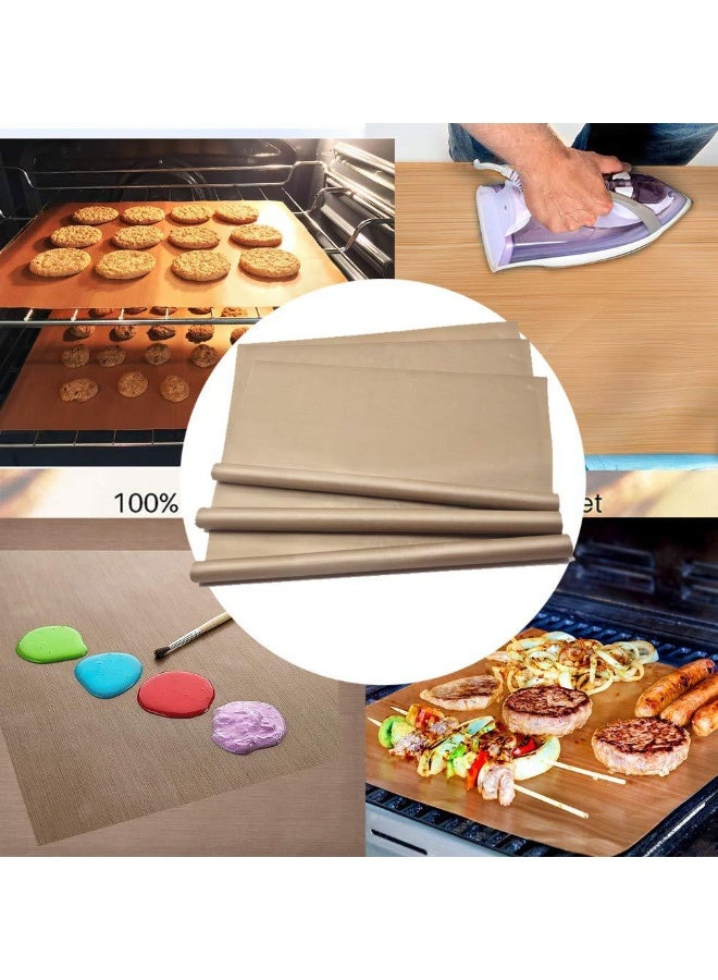 آنا ورق خبز تفلون غير لاصق للاستخدام المتكرر، مقاوم للحرارة، آمن للمواد الغذائية - Image 4
