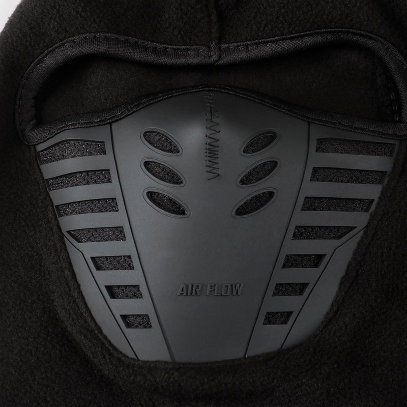 TRIXES قناع تزلج مقاوم للرياح للرياضة - غطاء رأس كامل الوجه - قناع نينجا متعدد الوظائف - مقاس واحد أسود - من TRIXES - Image 2