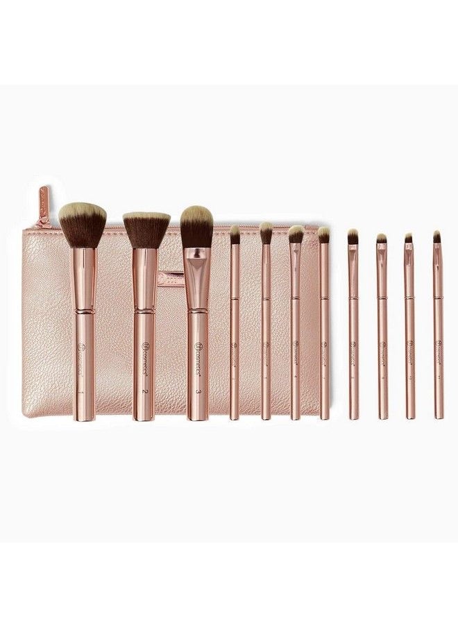 BH Cosmetics - Metal Rose Brush Set (Pack Of 11) - Image 1