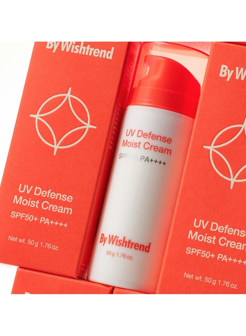 By Wishtrend UV Defense Moist Cream SPF50+ Hydrating Texture 50g - Image 4