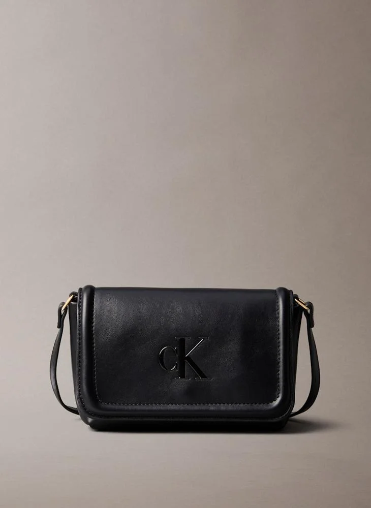 CALVIN KLEIN Logo Raised Flap Crossbody
