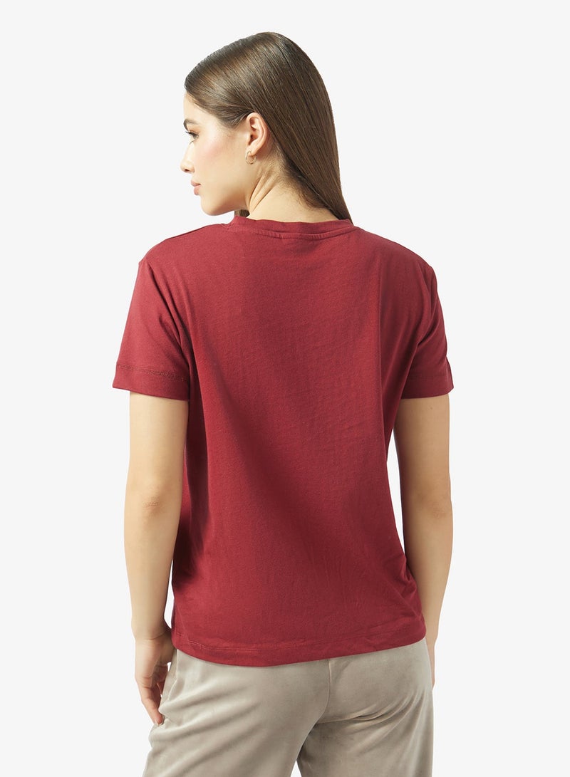 جس تي شيرت أرتيميسيا بياقة مستديرة وأكمام قصيرة - Image 2