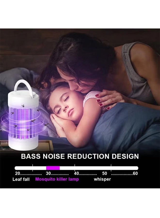 Bug Zapper ，Mosquito Zapper， Rechargeable Indoor - Portable Electric Mosquitoes and Flying Insect Trap Light ， High Powered Wireless Killer Lamp ， Must Haves for Kitchen, Camping, Room, Home - Image 3