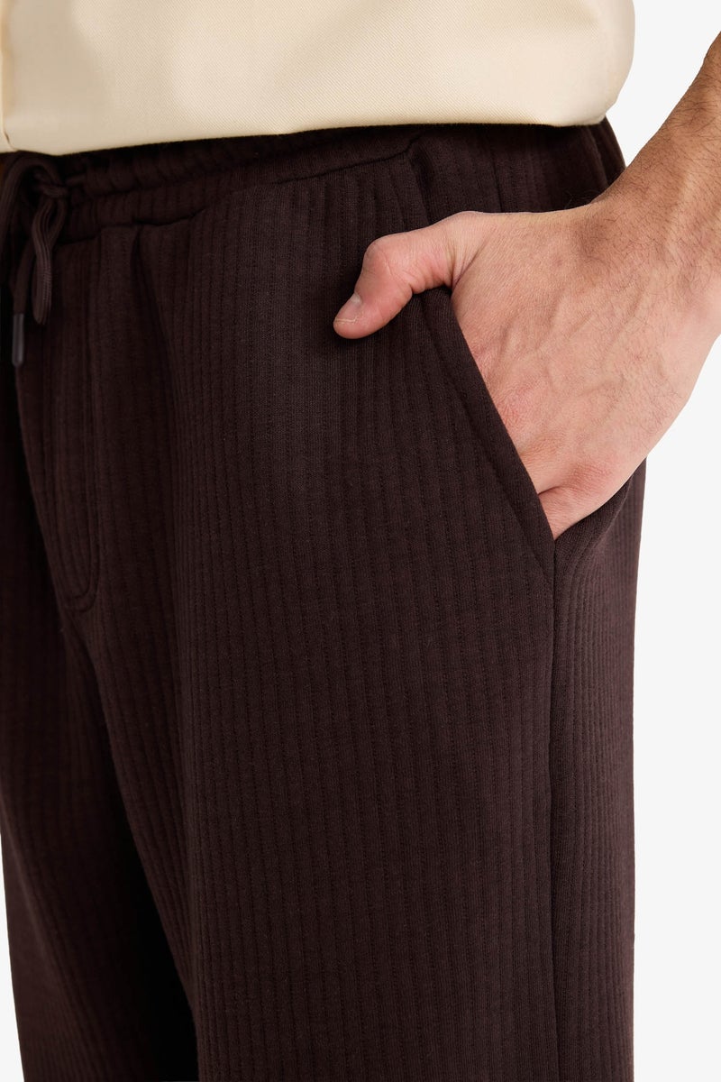 DeFacto Wide Leg Textured Sweatpants - Image 4