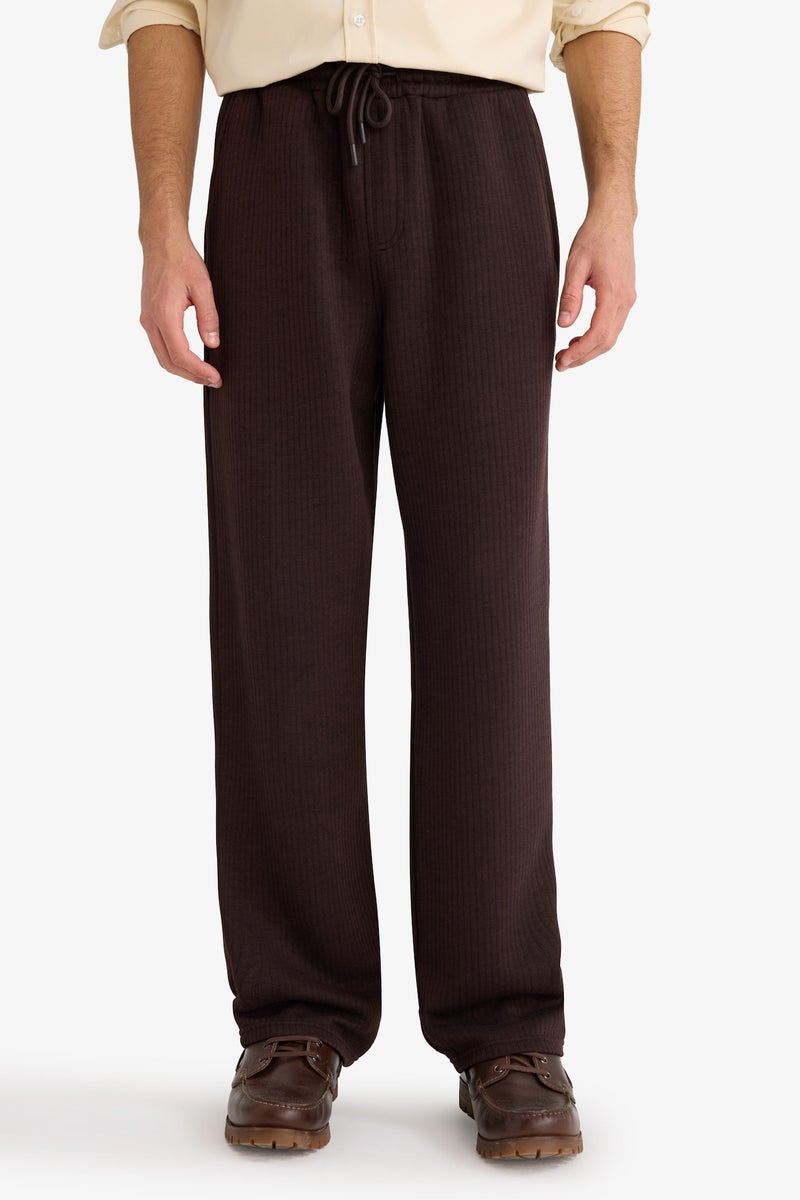 DeFacto Wide Leg Textured Sweatpants - Image 3