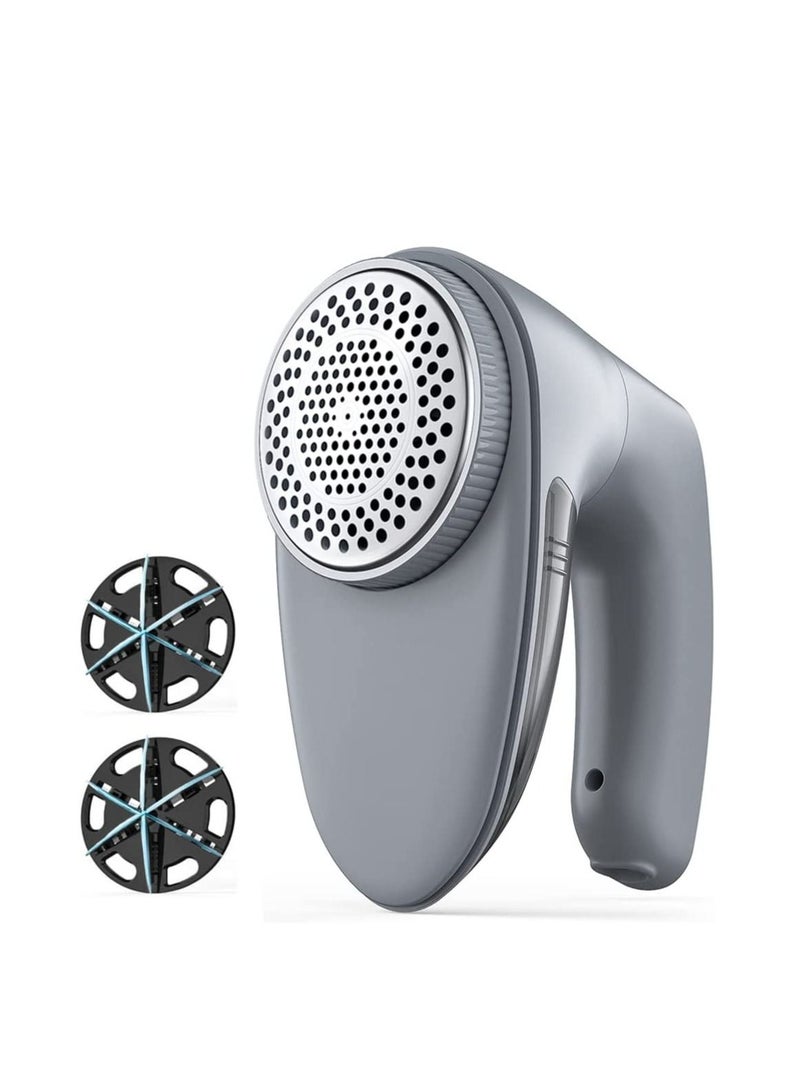 Arabest مزيل الوبر، ماكينة إزالة الوبر، ماكينة إزالة الوبر للملابس والأثاث (6 شفرات، شبكة 65 مم، 2 شفرات إضافية) - Image 1