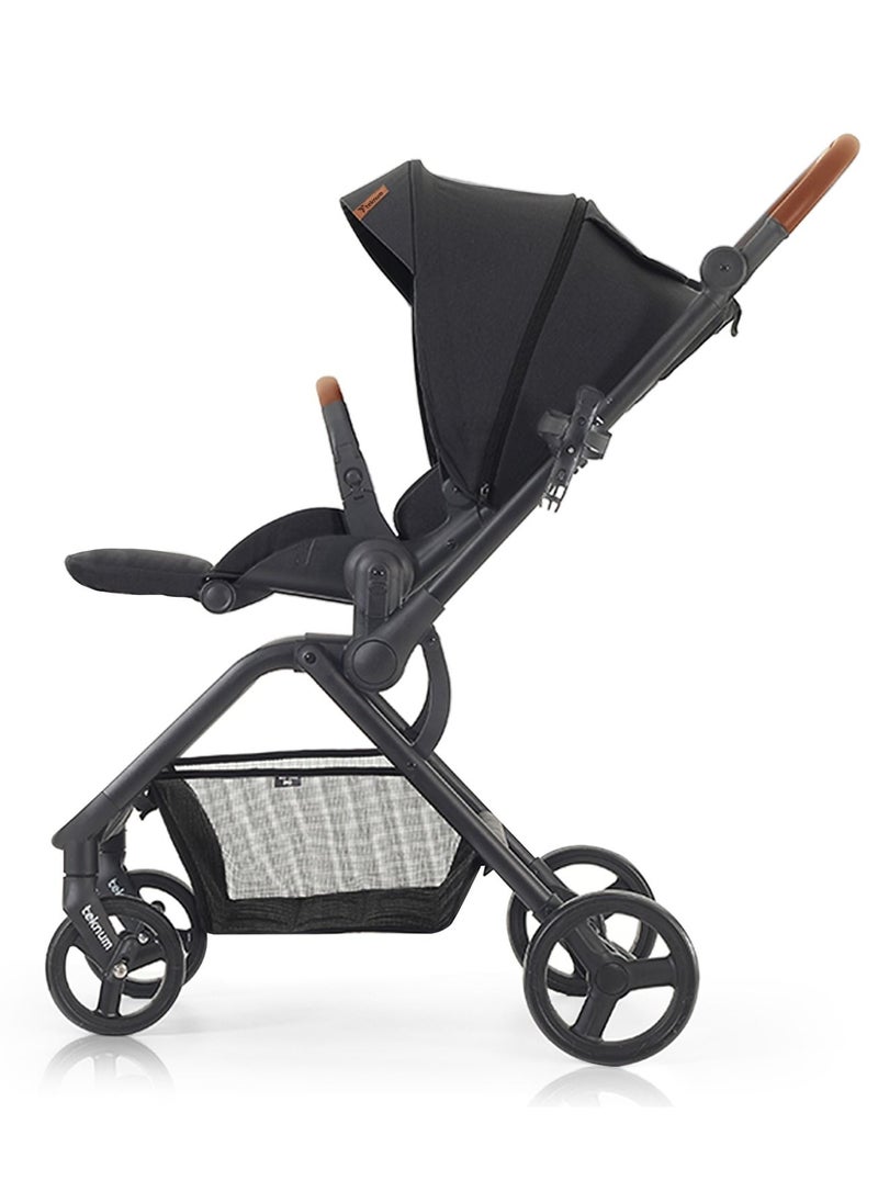 Stroll - 1 Reversible Travel Stroller - Black - pzsku/Z620748BA99F0E42982BAZ/45/_/1686046528/9dcf66e9-7c59-4a81-9f23-50aa18110748