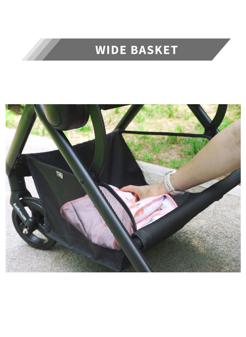 Stroll - 1 Reversible Travel Stroller - Black - pzsku/Z620748BA99F0E42982BAZ/45/_/1686046539/3c75a583-2de5-436b-879a-be35c2ffb05a