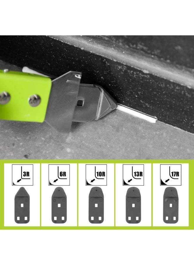 DEWINNER 4 in 1 Silicone Caulking Tool Kit (full body stainless steel), Caulking Scraper Set, Trimming Tool with 5* Silicone Mats 1* Glove, Adhesive Corner Scraper for Kitchen, Bathroom and Window Sinks - Image 4