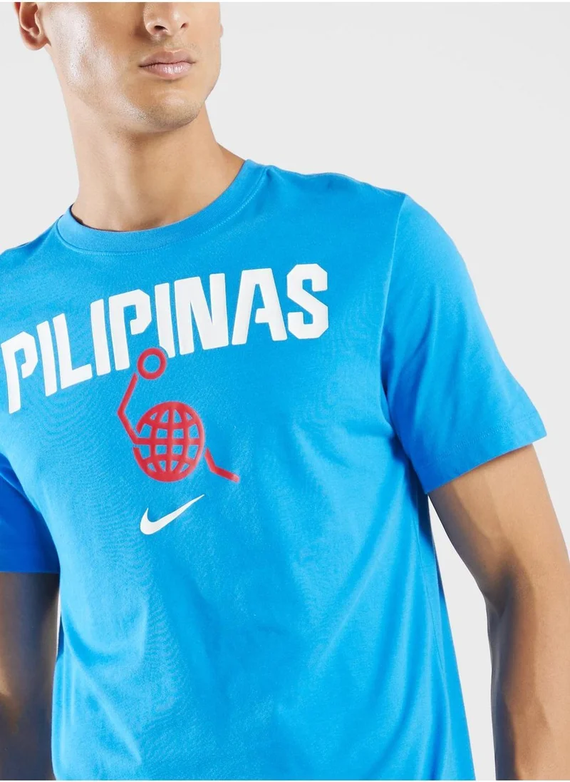Nike Blue Men's Philippines Dri-FIT Basketball T-Shirt for Men | Best Price UAE