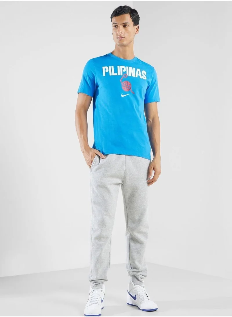 Nike Blue Men's Philippines Dri-FIT Basketball T-Shirt for Men | Best Price UAE
