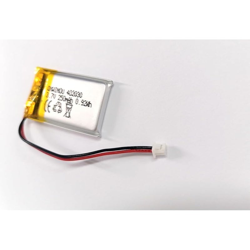 OXWINOU 3.7V 250mAh 402030 Rechargeable Lithium Polymer Replacement Battery for DIY 3.7-5V Electronic Product, Bluetooth Headset, Watch 2-Pack - Image 5
