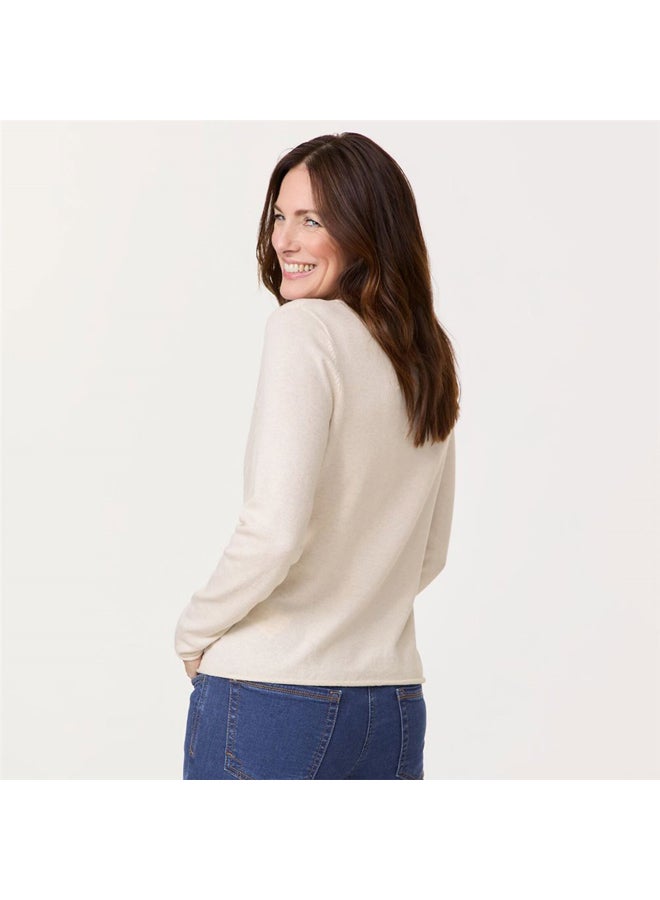 GERRY WEBER Ribbed V-Neck Pullover  - Image 2