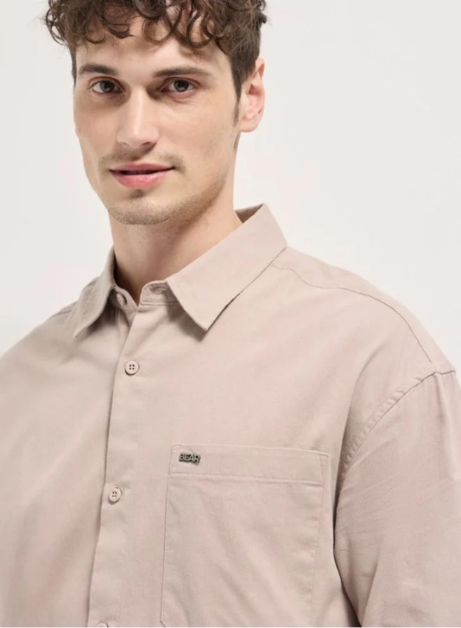 THE BEAR HOUSE Men's Shirt for Casual and Formal Wear | Classic Button-Down Style for Office, Daily Use, Travel, Events & All-Season Outfits | Versatile & Stylish Wardrobe Essential for Every Occasion