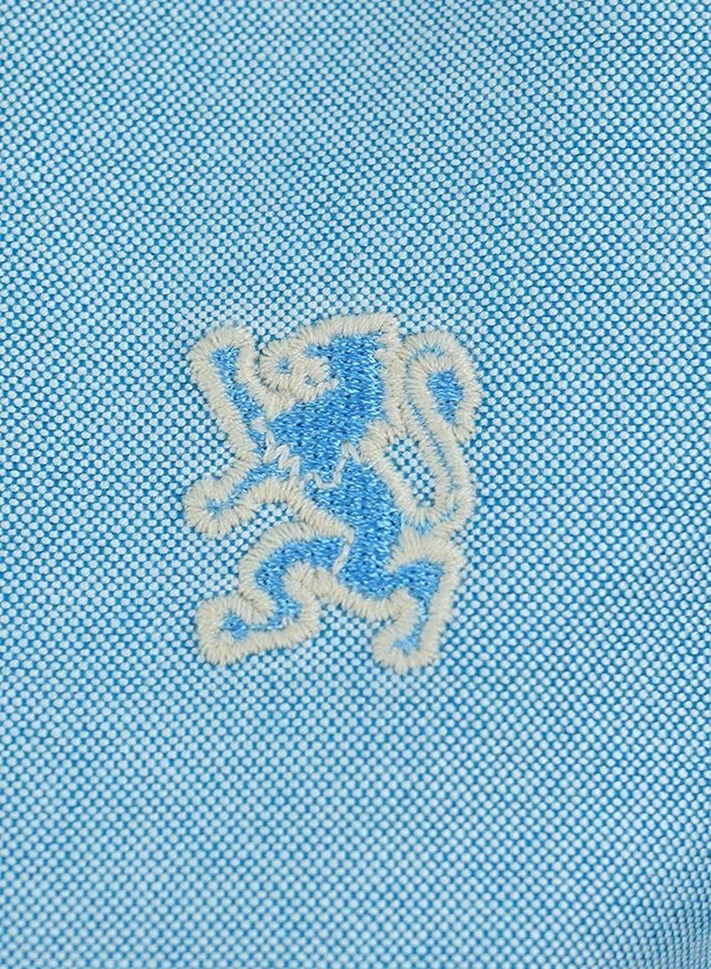 GIORDANO  Women’s Slim Fit Cotton Oxford Shirt | Acute Collar with Embroidery for Women | Best Price UAE