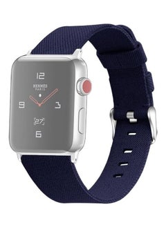 Ethnic Replacement Watchband For Apple Watch Series 1/2/3/4/5/6/7/SE 38/40/41mm Blue