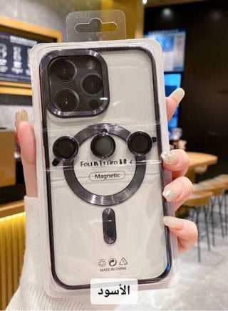 A high-quality material case that supports charging the MagSafe in addition to camera lenses the same color as the case compatible with the iPhone 14 Pro phone black color - pzsku/Z6207E8A7D3B909416D0AZ/45/_/1725638705/926adf0e-9ae7-48d1-a7a1-155e874805be