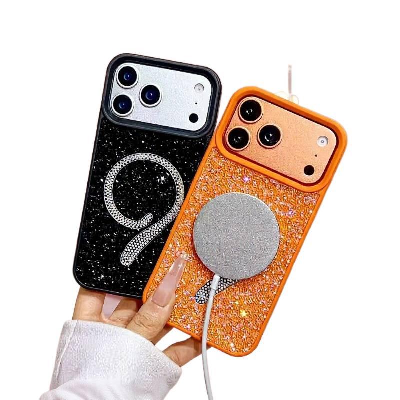 غطاء MagSafe، مقاوم للصدمات لـ iPhone 13، Cherry Blossom Pink، حماية من السقوط, مغناطيس قوي مغناطيسي باللون الوردي - Layan Lure - Image 2