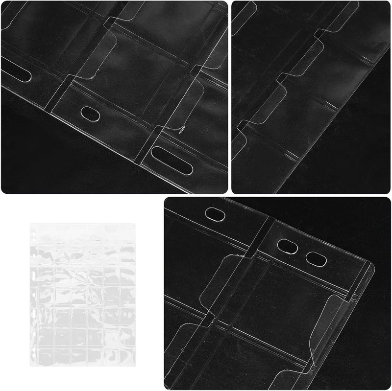 10pcs Coin Collection Binder Inserts with 9-Hole 42 Compartments Sheets, Plastic Stamp Collecting Pocket Page for Collectors, for, Money Storage - Image 3