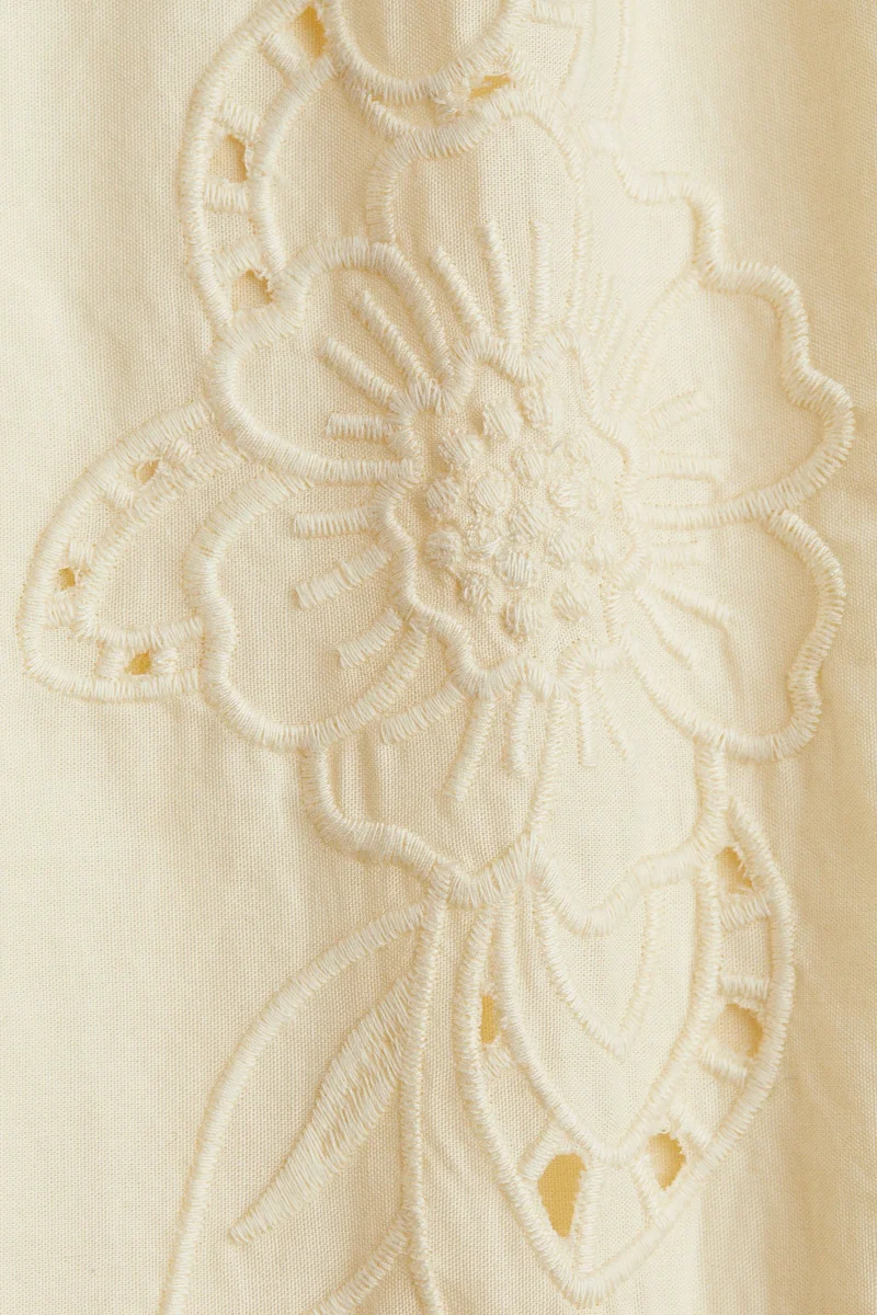 H&M Embroidered pyjama bottoms